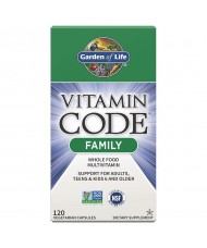 Vitamin Code RAW Family Multivitamin - 120 kapslí